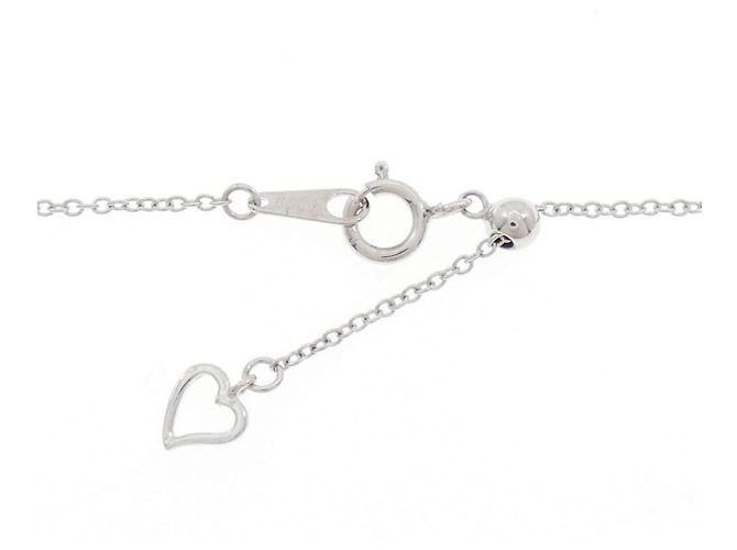 Autre Marque Collana Au750 Fiore e Diamanti Argento - vista 5