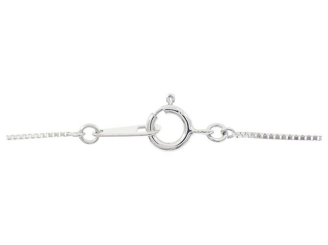Autre Marque Collana in oro bianco K10 e diamanti Argento - vista 5