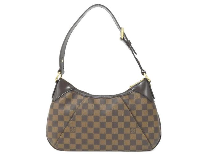 Borsa a tracolla Louis Vuitton Thames Damier Marrone - vista 2