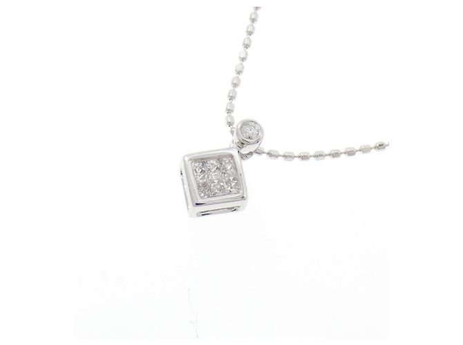Autre Marque Collana in oro bianco Au750 e diamanti Argento - vista 3
