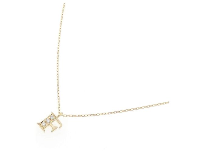 Autre Marque Collana Au750 Initial F Diamond D'oro - vista 2