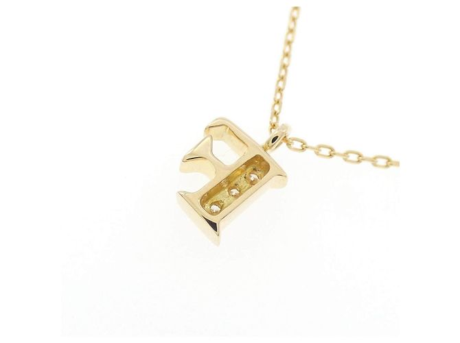 Autre Marque Collana Au750 Initial F Diamond D'oro - vista 4