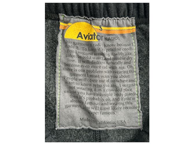 Autre Marque Pantaloni jogging neri con motivo a cuore Nero - vista 3