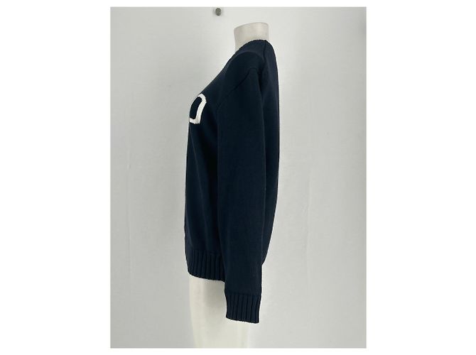 Polo Ralph Lauren Pullover aus Baumwolle Marineblau M - Ansicht 3