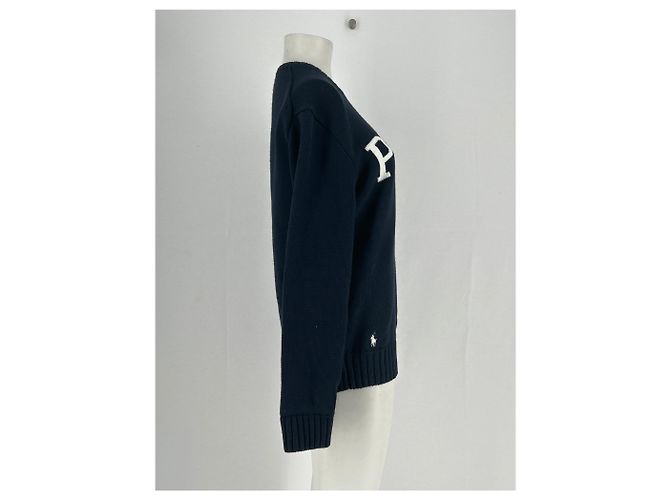Polo Ralph Lauren Pullover aus Baumwolle Marineblau M - Ansicht 4