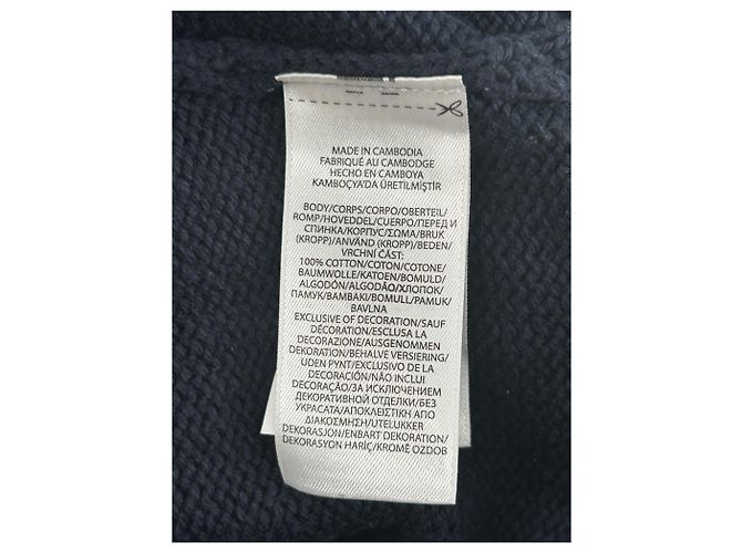 Polo Ralph Lauren Pullover aus Baumwolle Marineblau M - Ansicht 6