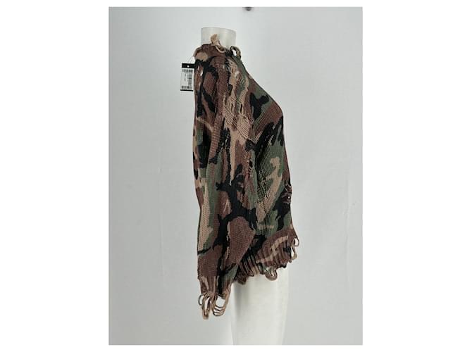 Freeman Porter Pullover mit Militarmuster Braun - Ansicht 4