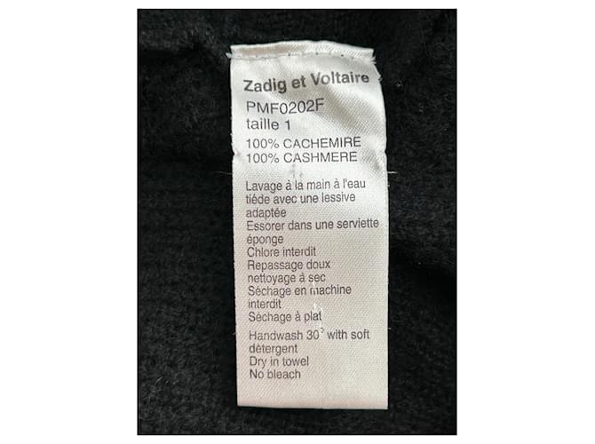 Zadig & Voltaire Schwarze Kaschmirweste - Ansicht 6