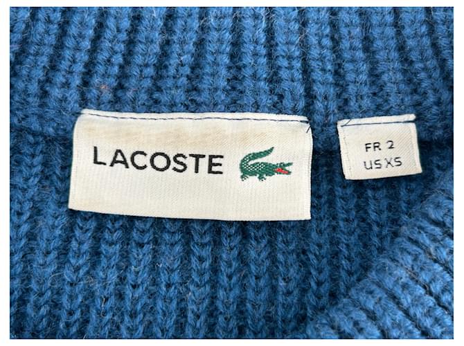 Lacoste Blau-weiß gestreifter Pullover - Ansicht 5