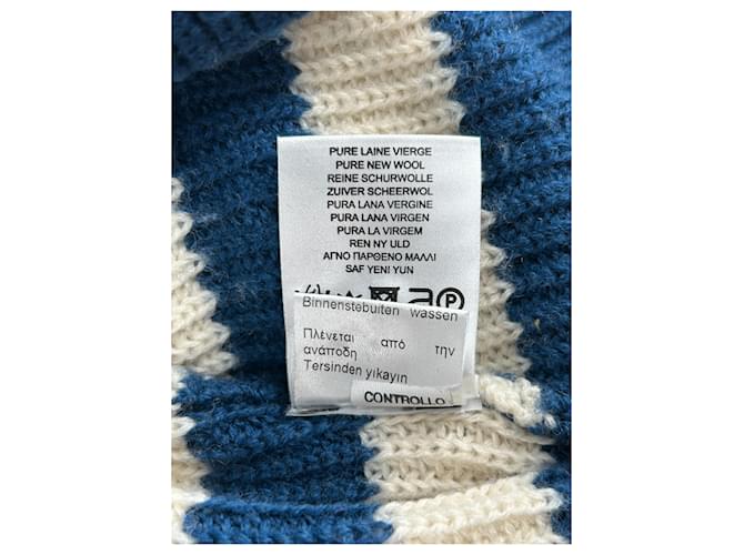 Lacoste Blau-weiß gestreifter Pullover - Ansicht 6