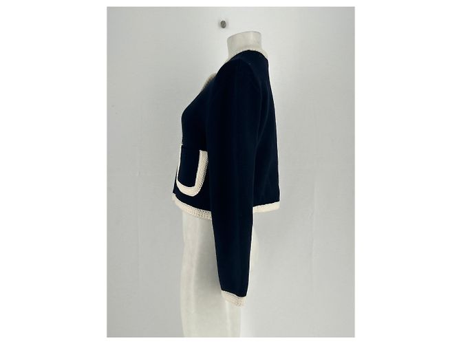 SéZane Cardigan aus Wolle marineblau - Ansicht 3