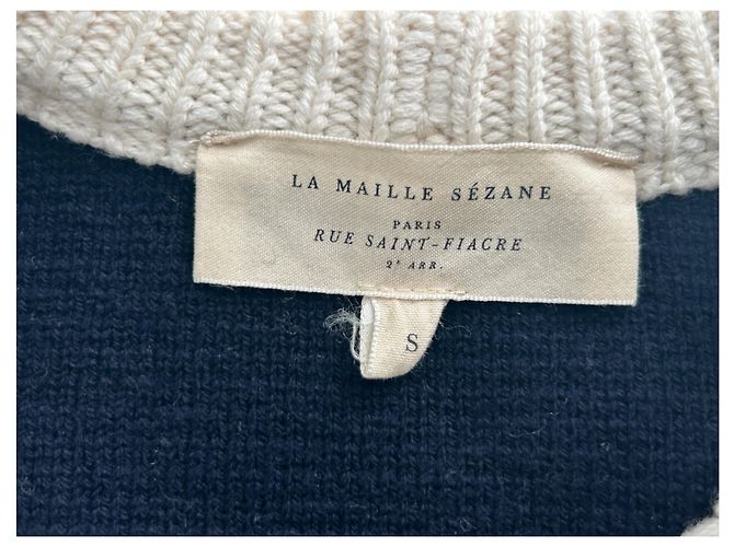 SéZane Cardigan aus Wolle marineblau - Ansicht 5