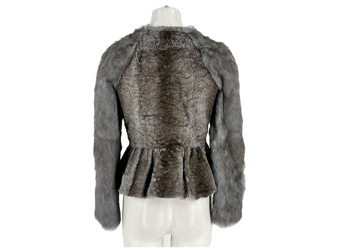 Manoush Pelzjacke Grau - Ansicht 2