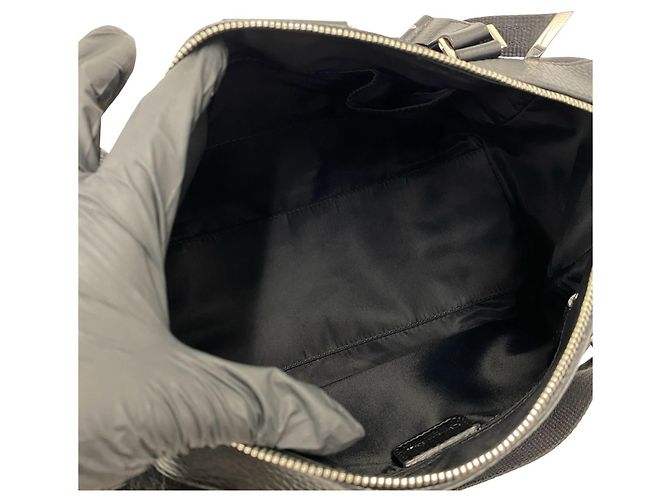 Borsa Christian Dior in tela e pelle nera Nero - vista 2
