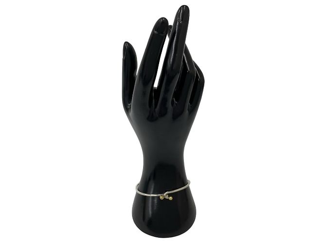 Tiffany & Co Bracciale Tiffany Vintage Hook & Eye Argento D'oro - vista 2