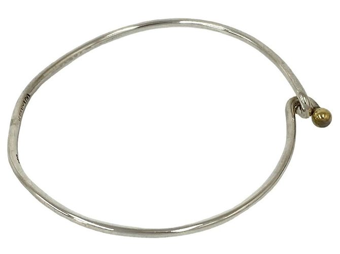 Tiffany & Co Bracciale Tiffany Vintage Hook & Eye Argento D'oro - vista 6