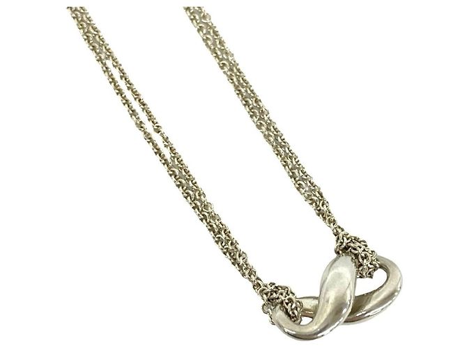 Tiffany & Co Collana Tiffany Vintage Infinity Argento - vista 4