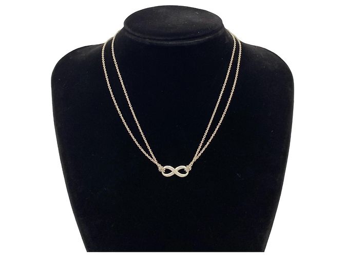 Tiffany & Co Collana Tiffany Vintage Infinity in Silver Argento - vista 2
