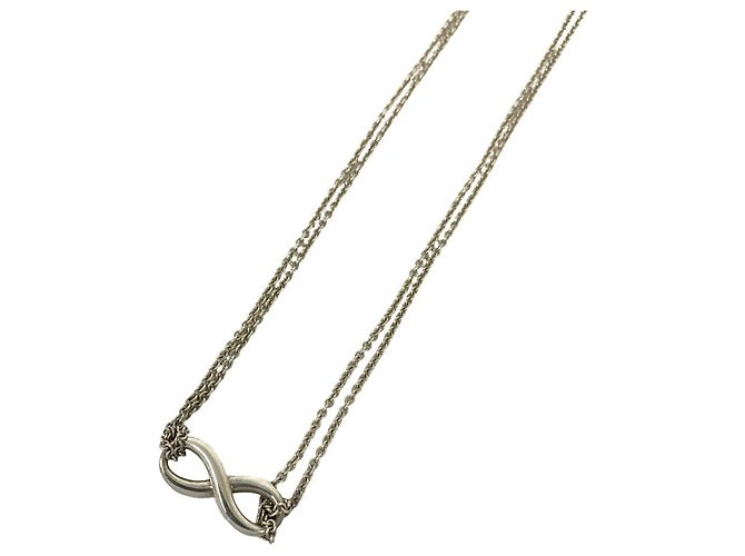 Tiffany & Co Collana Tiffany Vintage Infinity in Silver Argento - vista 4