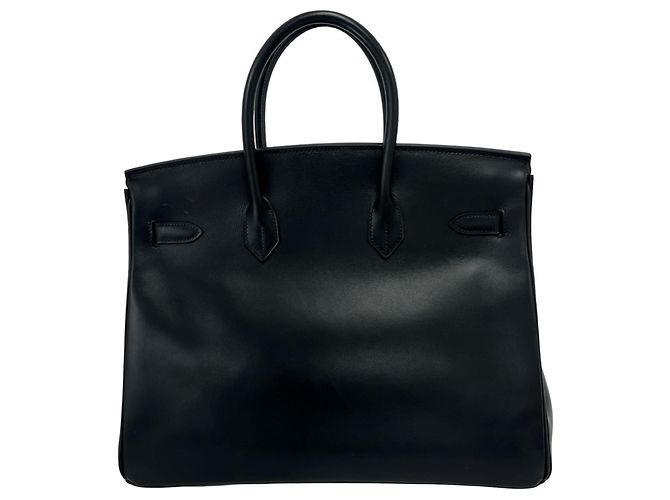 Hermès Borsa HERMES Birkin 35 in pelle Box Calf Nero - vista 3