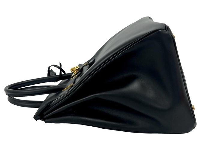 Hermès Borsa HERMES Birkin 35 in pelle Box Calf Nero - vista 5