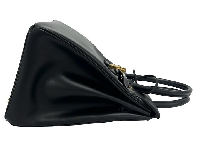 Hermès Borsa HERMES Birkin 35 in pelle Box Calf Nero - vista 6