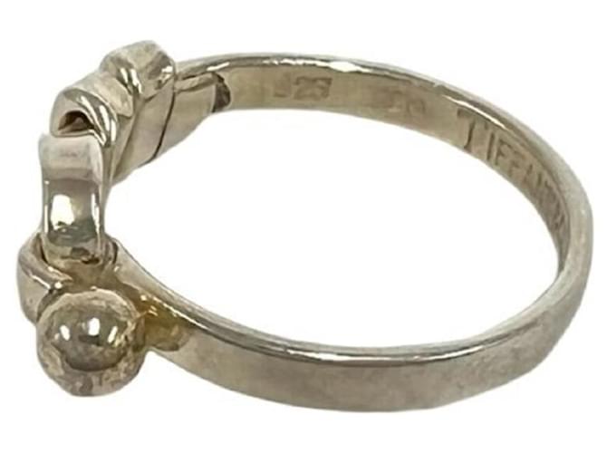 Tiffany & Co Tiffany Hook and Eye Ring Silber Golden - Ansicht 4