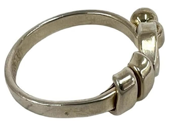 Tiffany & Co Tiffany Hook and Eye Ring Silber Golden - Ansicht 5