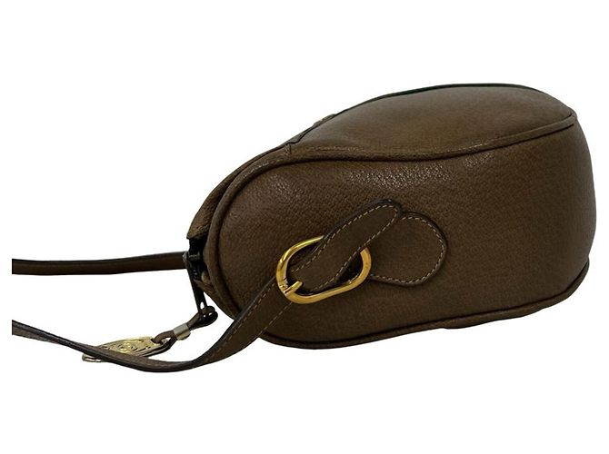 Borsa a tracolla mini Gucci Old Sherry Line Marrone Rosso Verde - vista 5