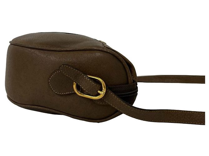 Borsa a tracolla mini Gucci Old Sherry Line Marrone Rosso Verde - vista 6