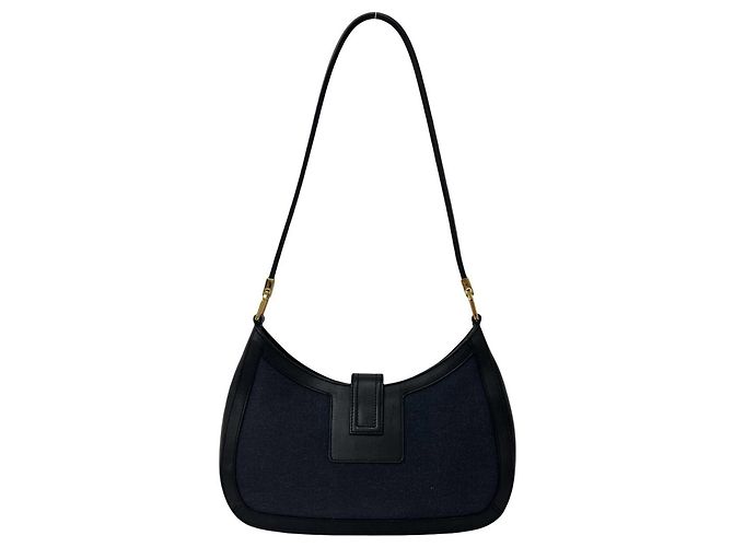 Borsa a spalla e tote Gucci G-Logo Nero Blu navy - vista 3