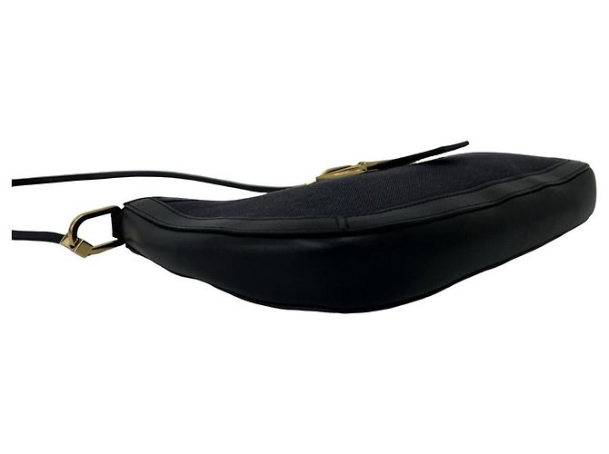 Borsa a spalla e tote Gucci G-Logo Nero Blu navy - vista 7
