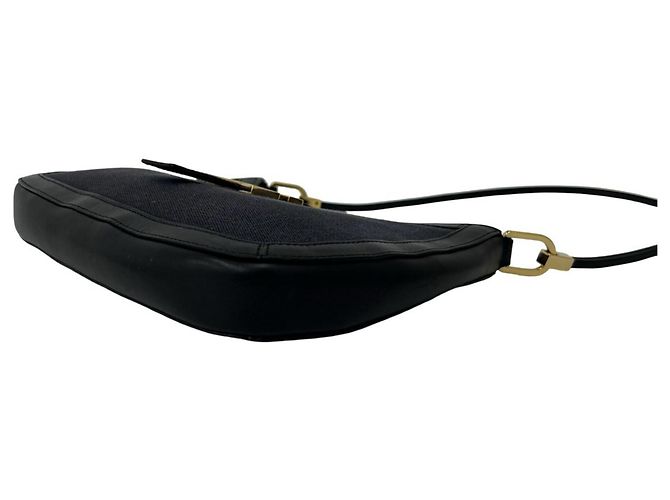 Borsa a spalla e tote Gucci G-Logo Nero Blu navy - vista 8