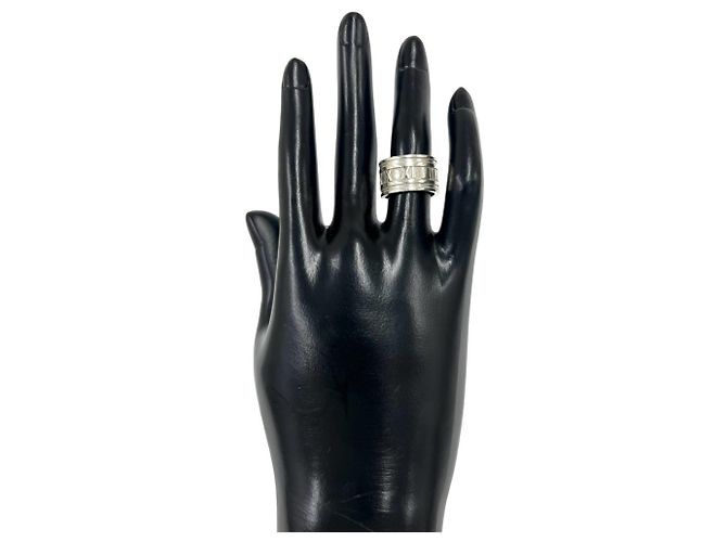 Tiffany & Co Anello Tiffany Vintage Atlas Wide Band Argento - vista 2