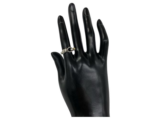 Tiffany & Co Tiffany Vintage Hook & Eye Ring Silber Golden - Ansicht 2