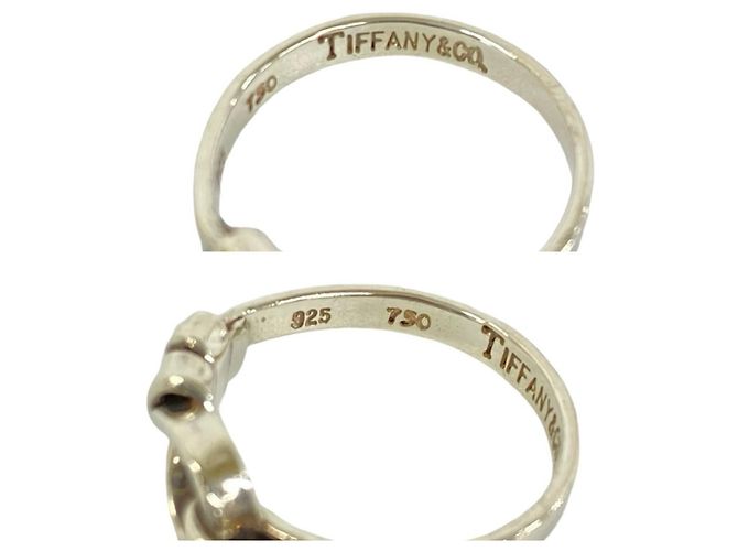 Tiffany & Co Tiffany Vintage Hook & Eye Ring Silber Golden - Ansicht 3