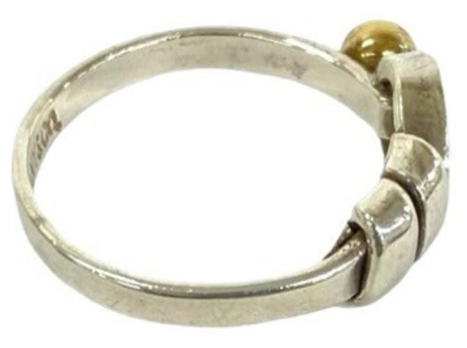 Tiffany & Co Tiffany Vintage Hook & Eye Ring Silber Golden - Ansicht 5