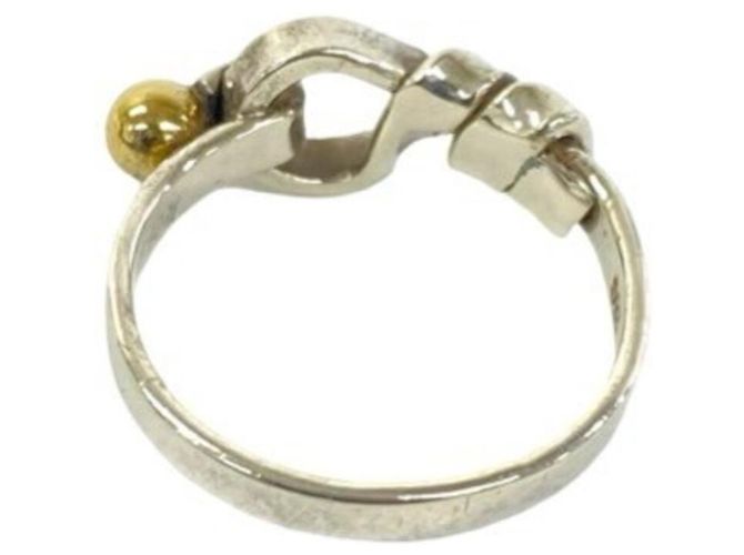 Tiffany & Co Tiffany Vintage Hook & Eye Ring Silber Golden - Ansicht 6