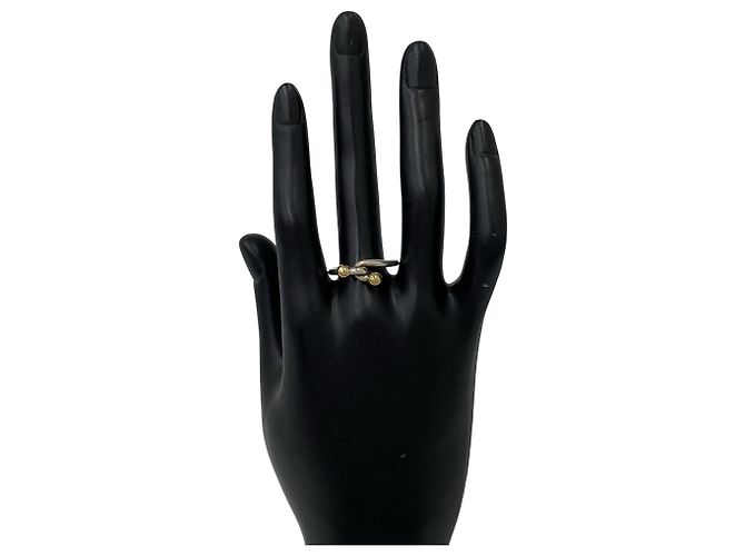 Tiffany & Co Tiffany Vintage Hook & Eye Ring Silber Golden - Ansicht 2