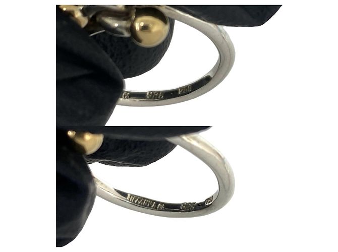 Tiffany & Co Tiffany Vintage Hook & Eye Ring Silber Golden - Ansicht 3