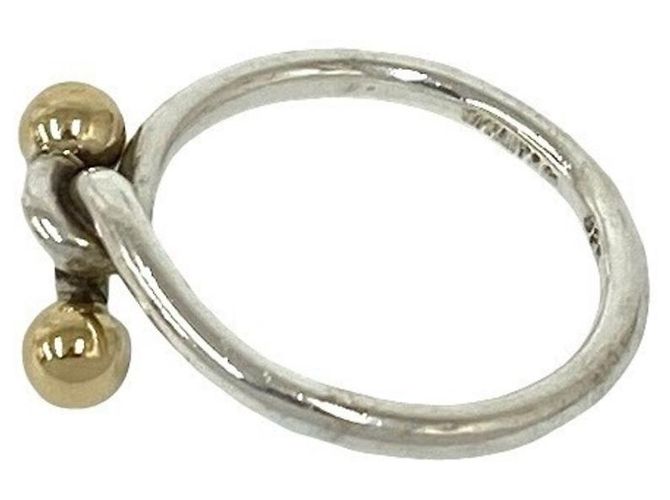 Tiffany & Co Tiffany Vintage Hook & Eye Ring Silber Golden - Ansicht 4
