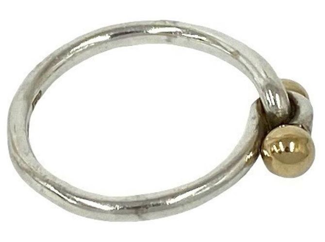 Tiffany & Co Tiffany Vintage Hook & Eye Ring Silber Golden - Ansicht 5