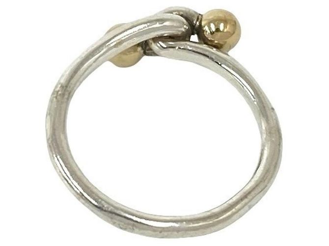Tiffany & Co Tiffany Vintage Hook & Eye Ring Silber Golden - Ansicht 6