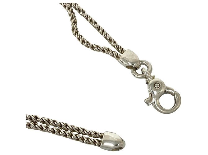 Tiffany & Co Bracciale Cuore Double Rope Tiffany Argento D'oro - vista 4