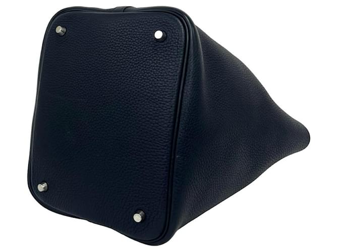 Hermès Borsa Hermes Picotin Lock MM Blu navy - vista 8