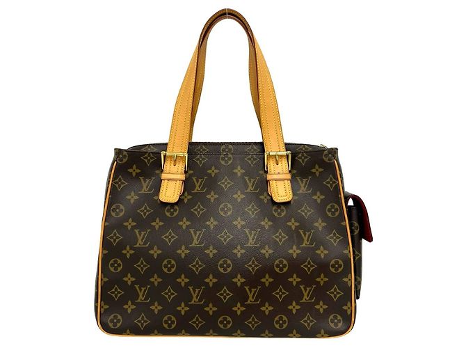 Louis Vuitton Multipli Cité Monogram Leder Tote Bag Braun - Ansicht 3