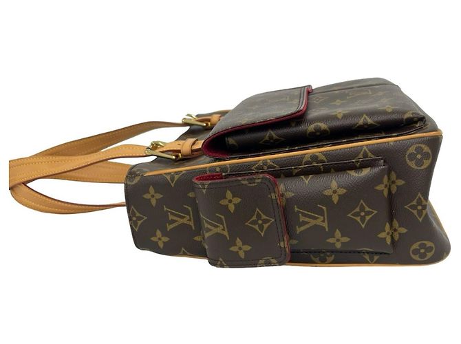 Louis Vuitton Multipli Cité Monogram Leder Tote Bag Braun - Ansicht 5