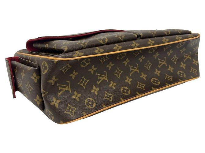 Louis Vuitton Multipli Cité Monogram Leder Tote Bag Braun - Ansicht 7