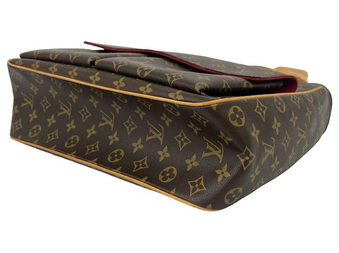 Louis Vuitton Multipli Cité Monogram Leder Tote Bag Braun - Ansicht 8