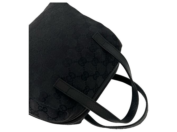 Gucci Mini Handtasche Tote Bag mit GG-Logo-Muster Schwarz - Ansicht 4